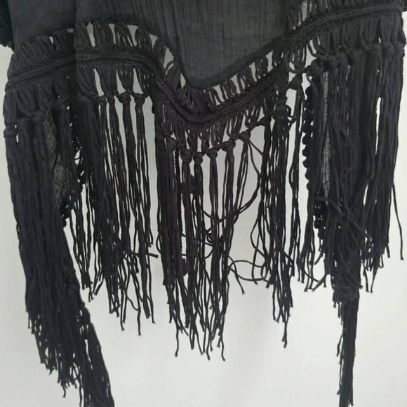 Another Story Bolero with Fringe & Crocheting, S - Picture 5 of 10